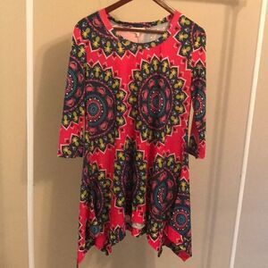 Simply Southern Summer Print Tunic - Size Small